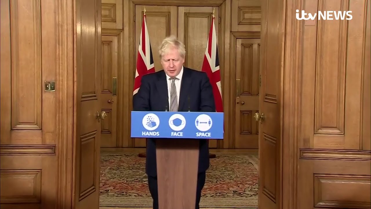 Boris Johnson announces new national lockdown for England | ITV News