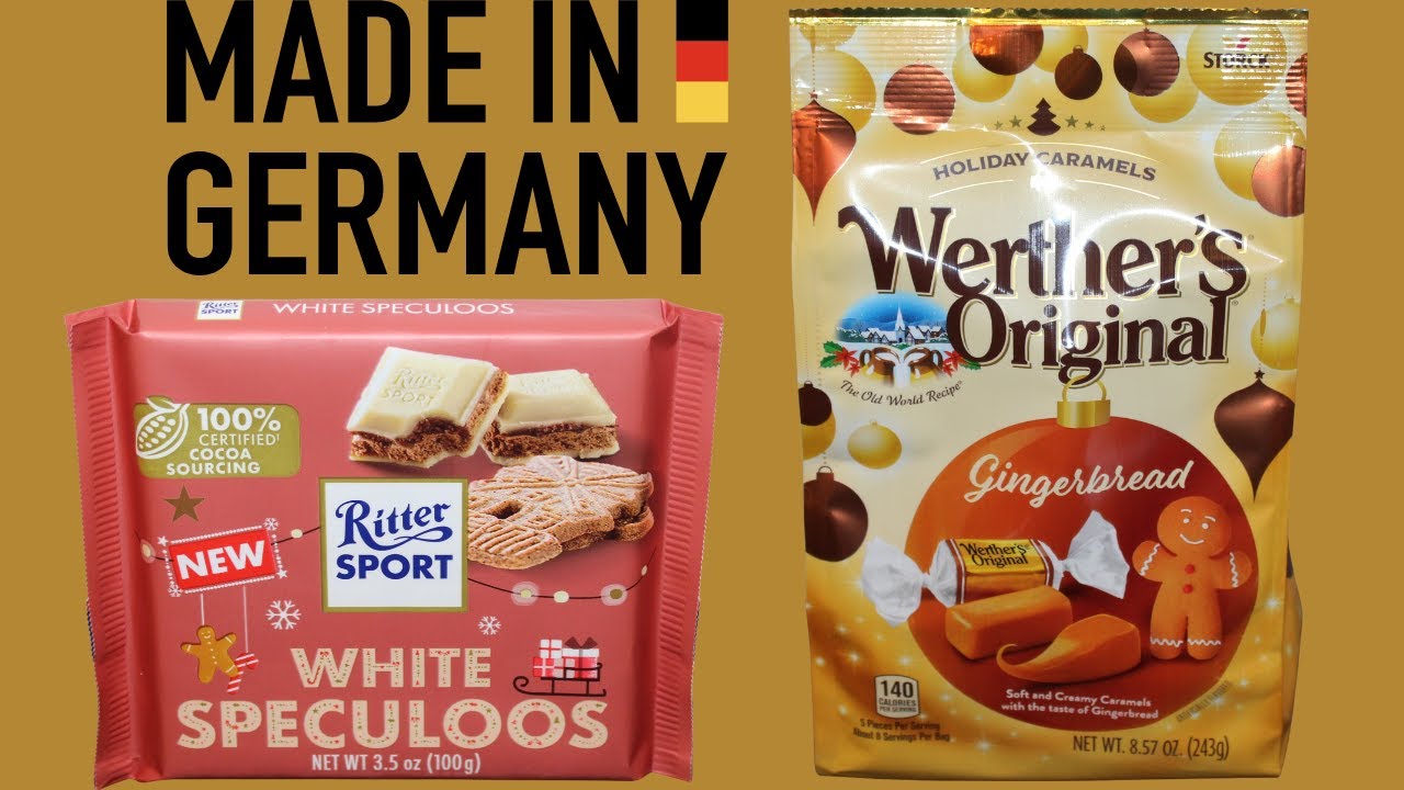 Обзор Ritter Sport White Speculoos и пряников Werther’s Original