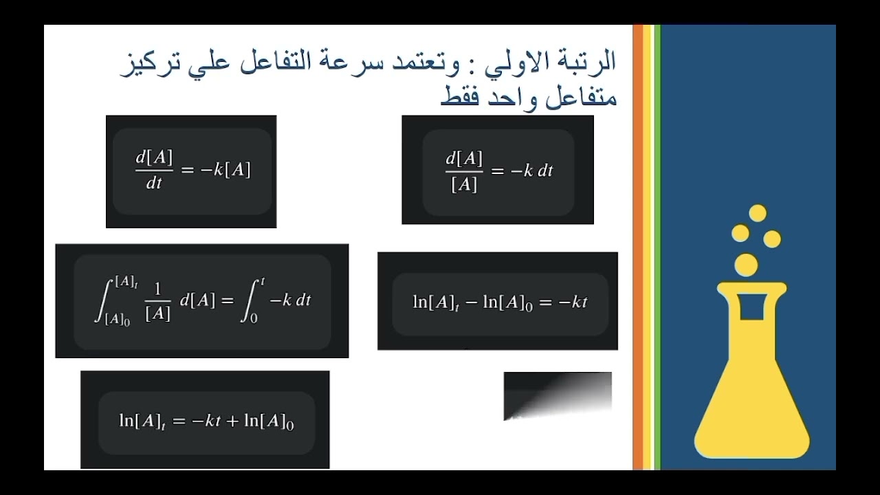 السكشن التاني والتالت كيمياء فيزياء حركية واهم التركات والمعادلات  
