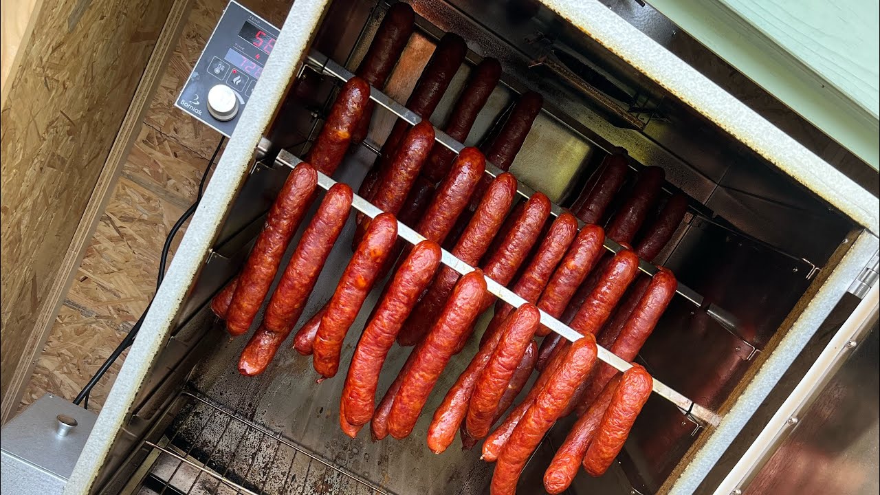 Cabanossi selber machen mit Borniak Räucherofen.