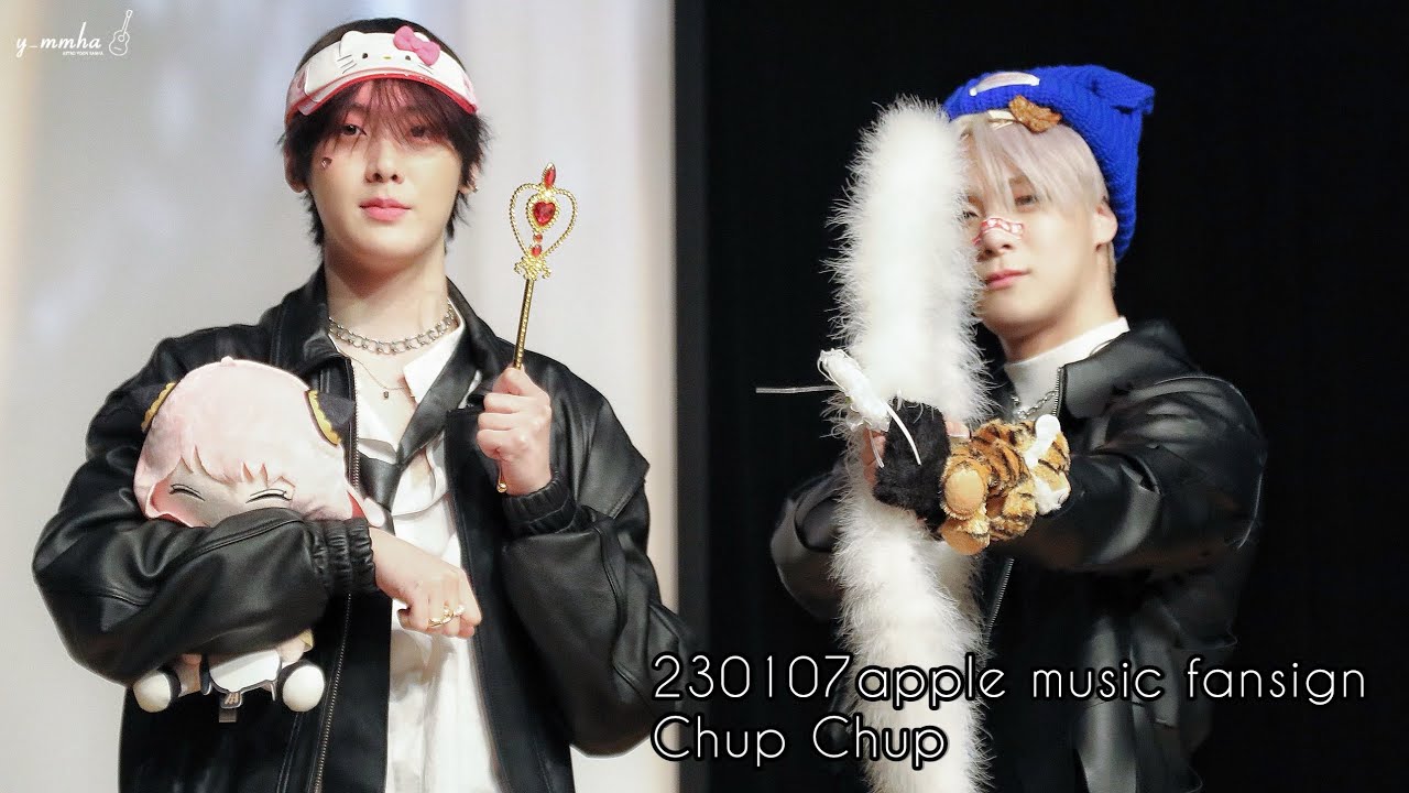 230107 애플뮤직 대면 팬싸(apple music fansign)-Chup Chup dance moonbin&sanha