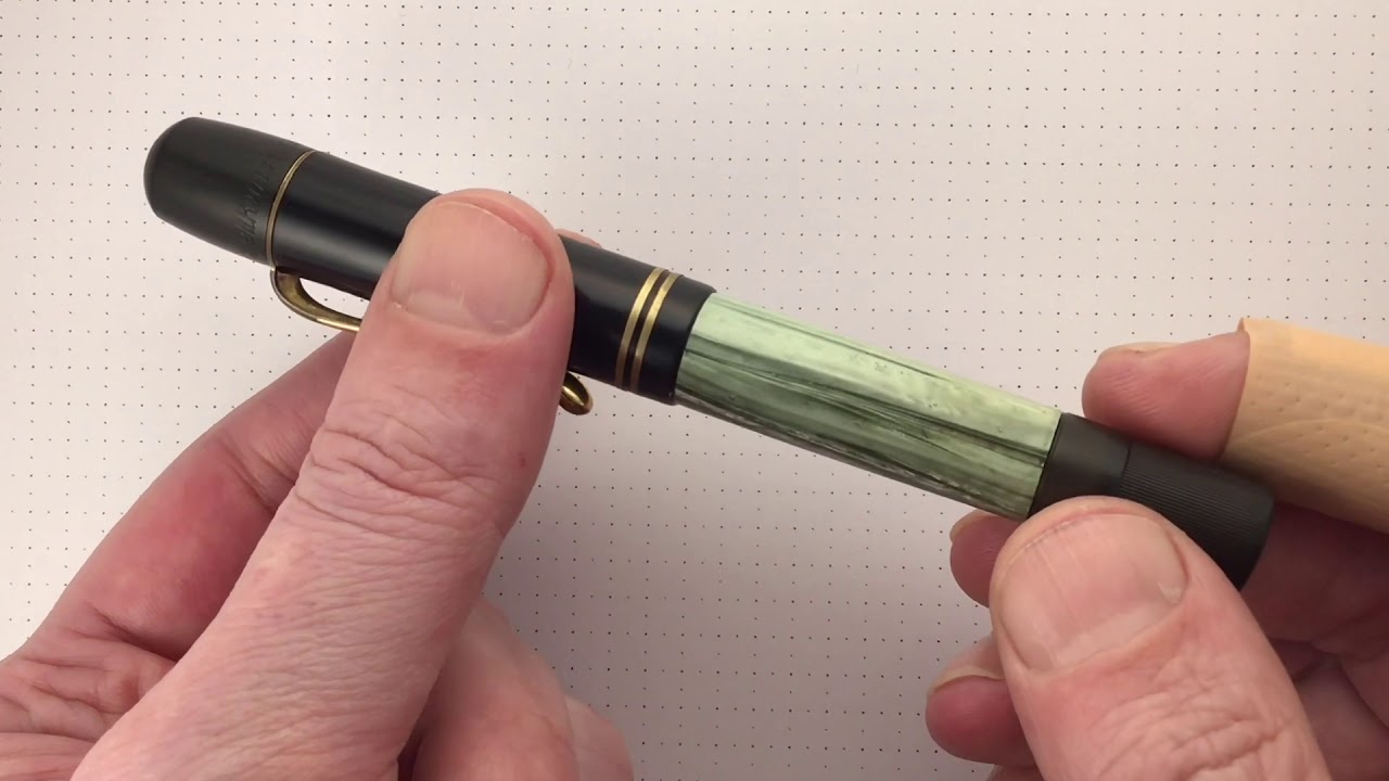 Обзор винтажной перьевой ручки Pelikan 100