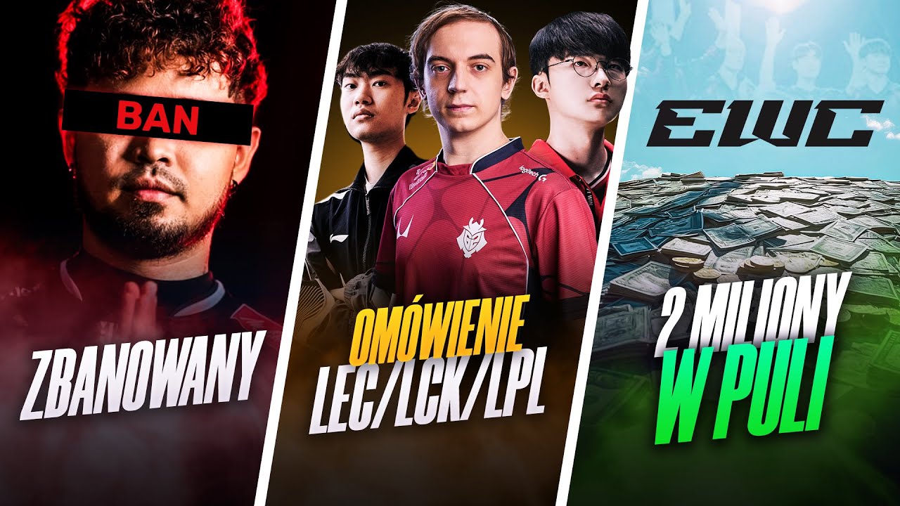 OMÓWIENIE LEC/LCK/LPL, 2 MILIONY W PULI NAGRÓD EWC2026, TITAN ZBANOWANY