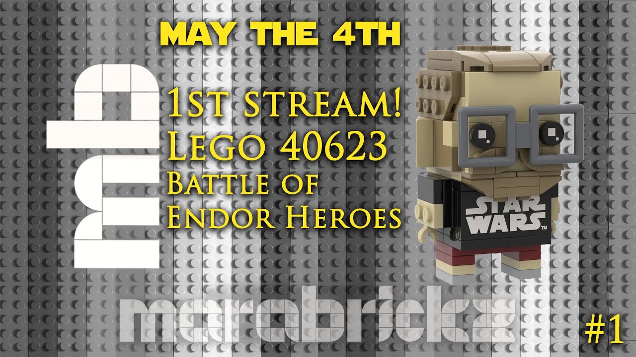 May the 4th: 1st stream! Lego 40623 Battle of Endor Heroes Brickheadz!