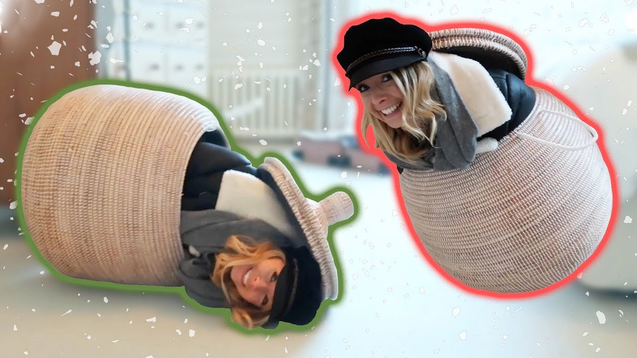 TURNING MY GIRLFRIEND INTO A CHRISTMAS DECORATION...