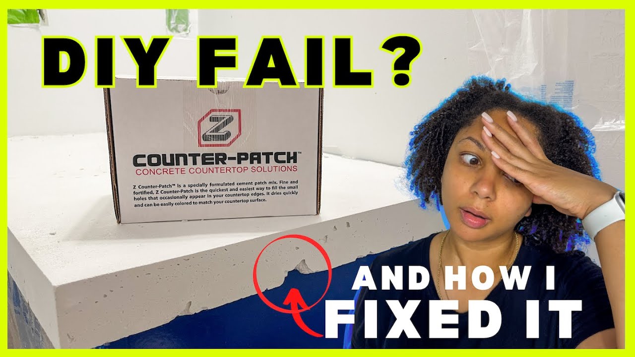 Pour in Place Concrete Countertop | Z counterform Mistakes to Avoid