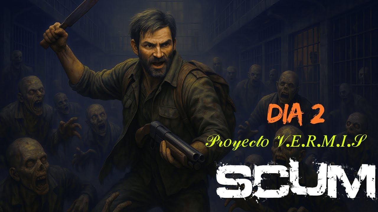Sobreviví a la Prisión llena de zombis y Conseguimos la M16 con Skin // SCUM 1.0.