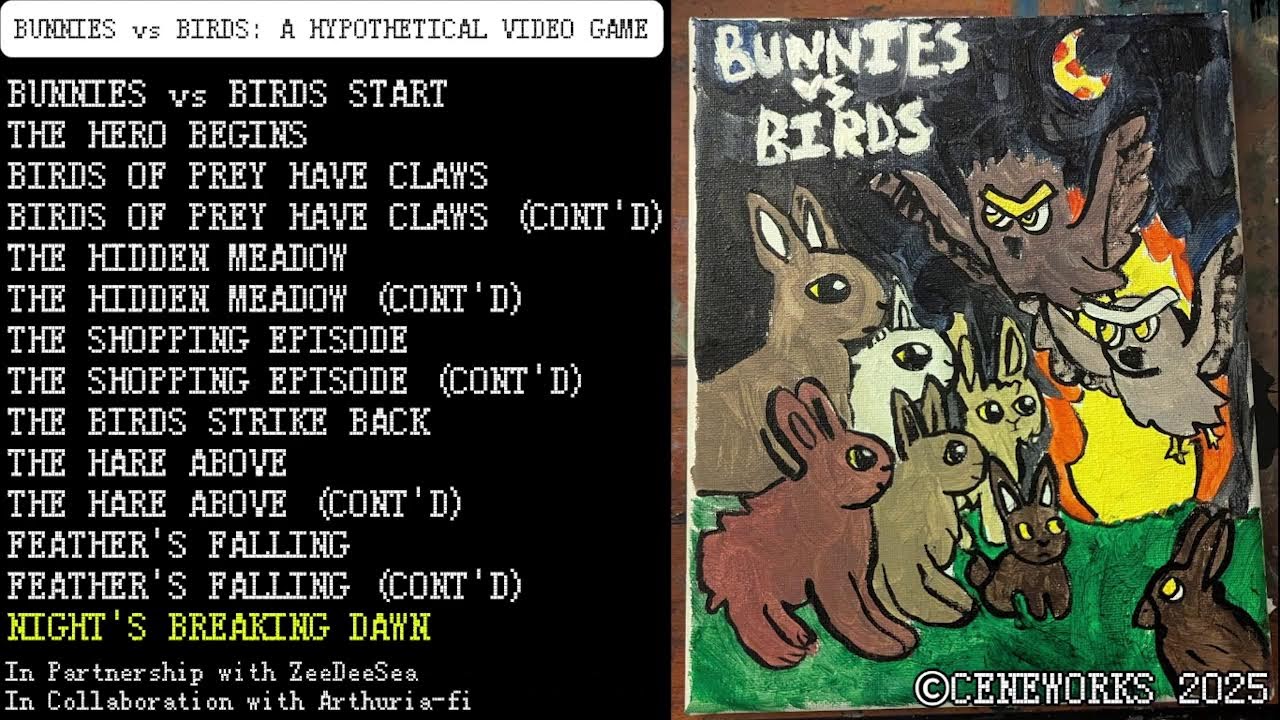 Bunnies VS Birds: A Hypothetical Video Game OST (ROAD TO 4000 WATCH HOURS!)