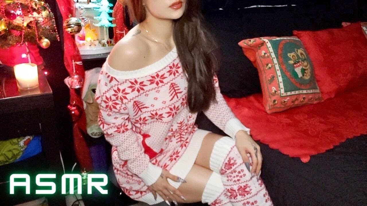 Asmr Christmas Fabric Scratching Sounds Stockings, Holiday Dress For Sleep And Relaxation Whispered