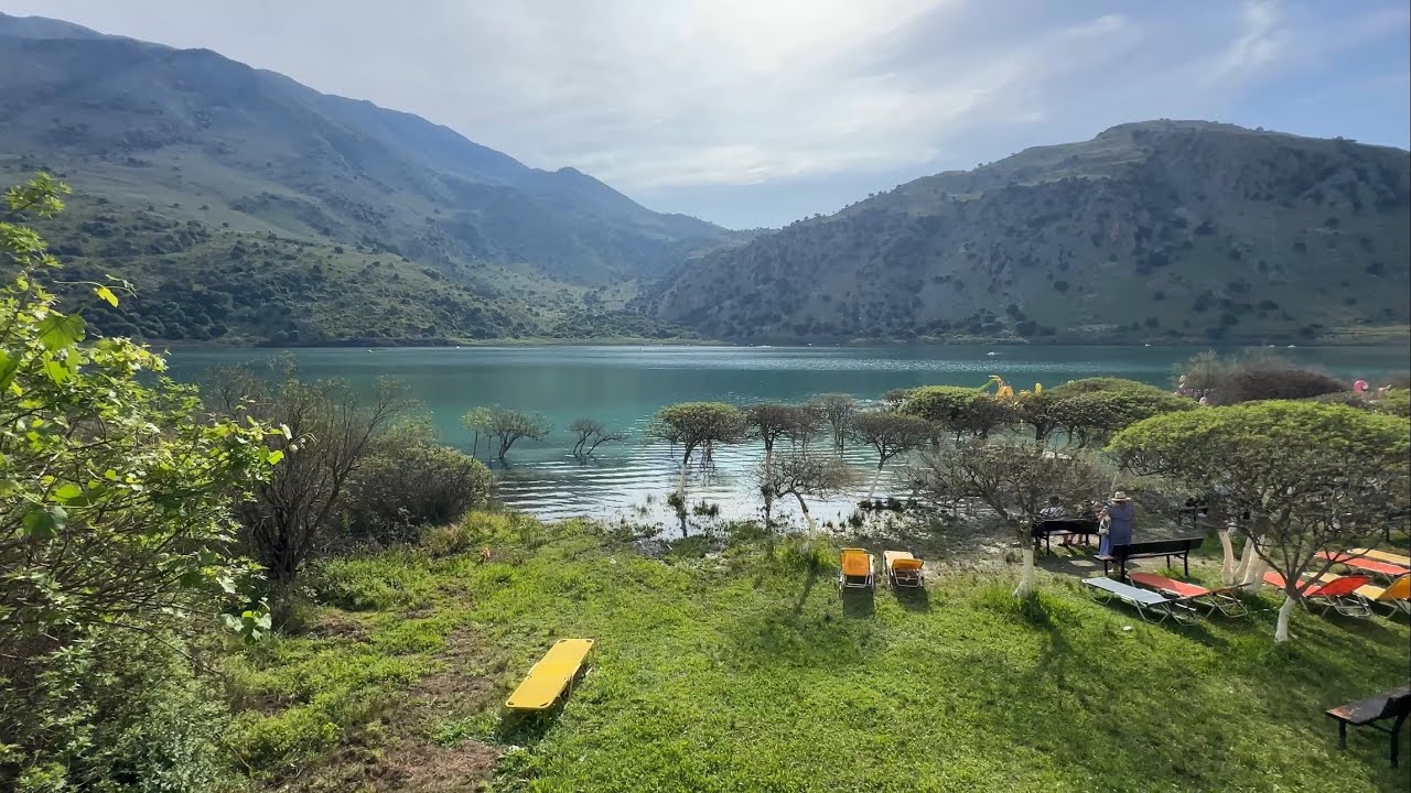 Kournas Lake Crete Walk 🌿 | &Lambda;ί&mu;&nu;&eta; &Kappa;&omicron;&upsilon;&rho;&nu;ά: &Kappa;&alpha;&tau;&epsilon;&beta;&alpha;ί&nu;&omicron;&nu;&tau;&alpha;&sigmaf; &pi;&rho;&omicron;&sigmaf; &tau;&eta; &lambda;ί&mu;&nu;&eta;
