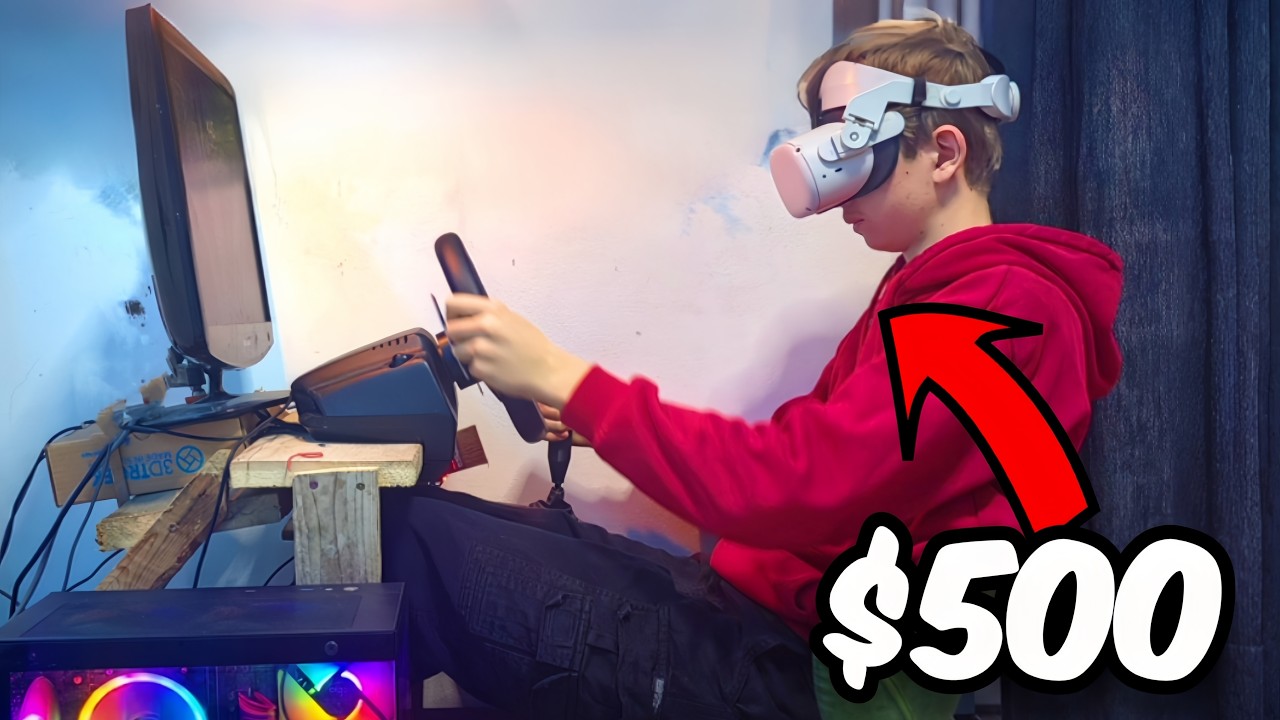 I Built a Sim Racing VR Setup for $500…