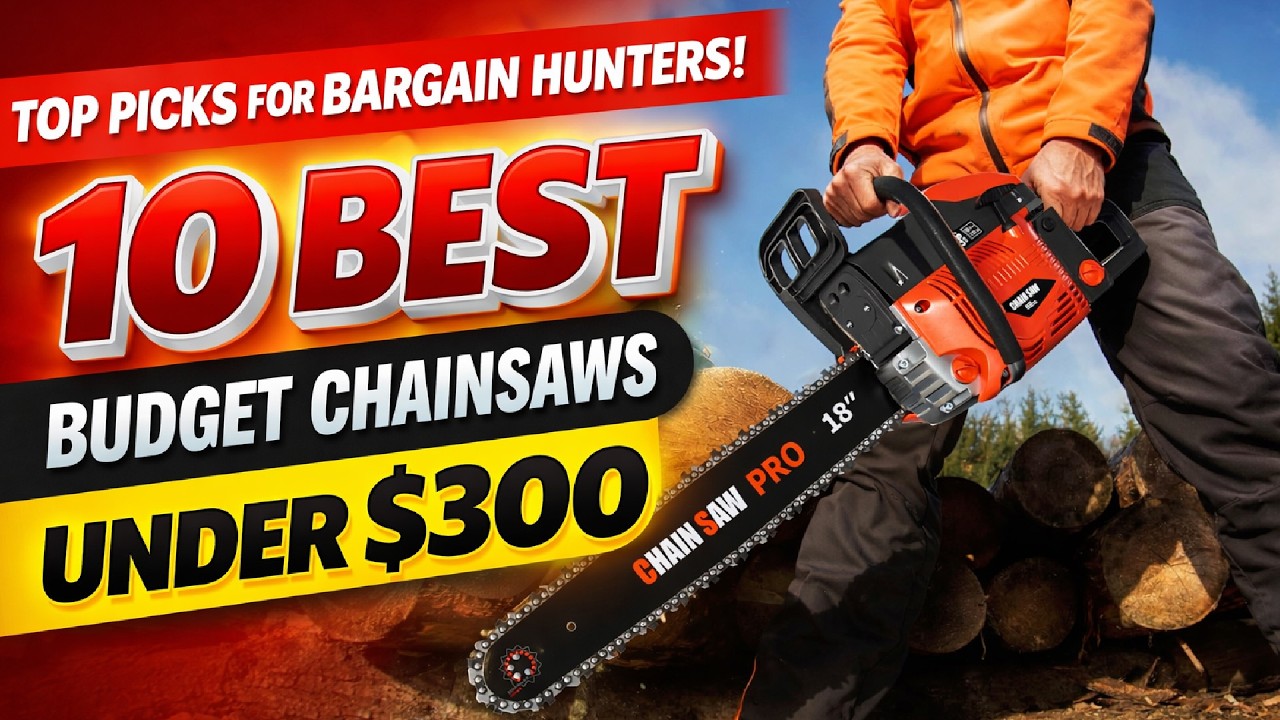 10 Best Budget Chainsaws Under $300 You Need to Buy | Gas & Electric
