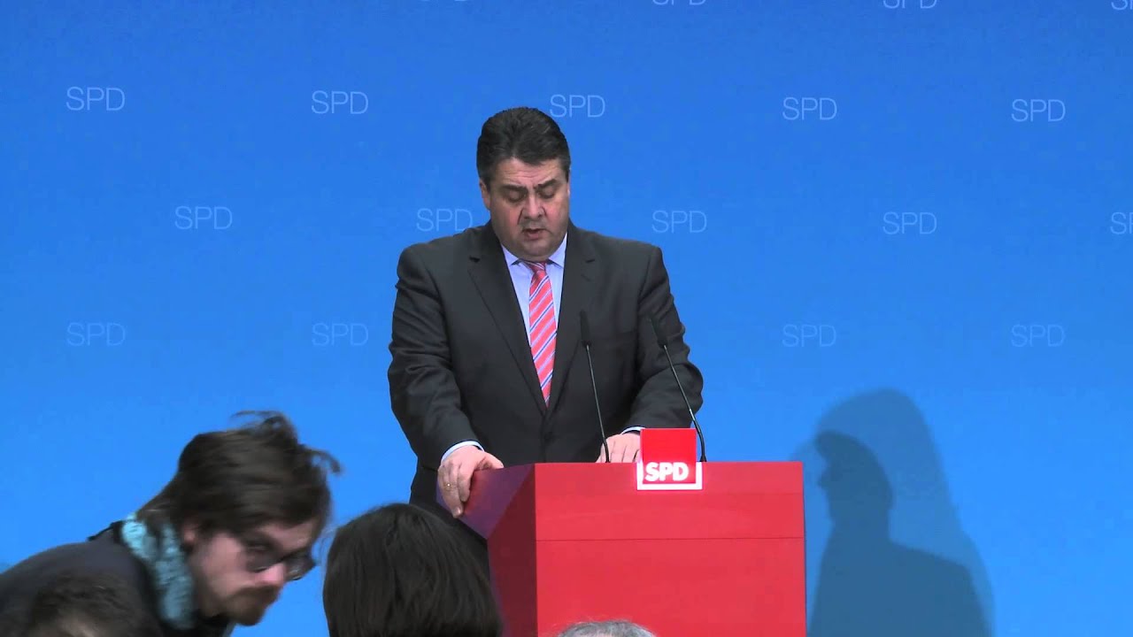 Sigmar Gabriel zum Fall Edathy - Pressekonferenz am 17.02.2014