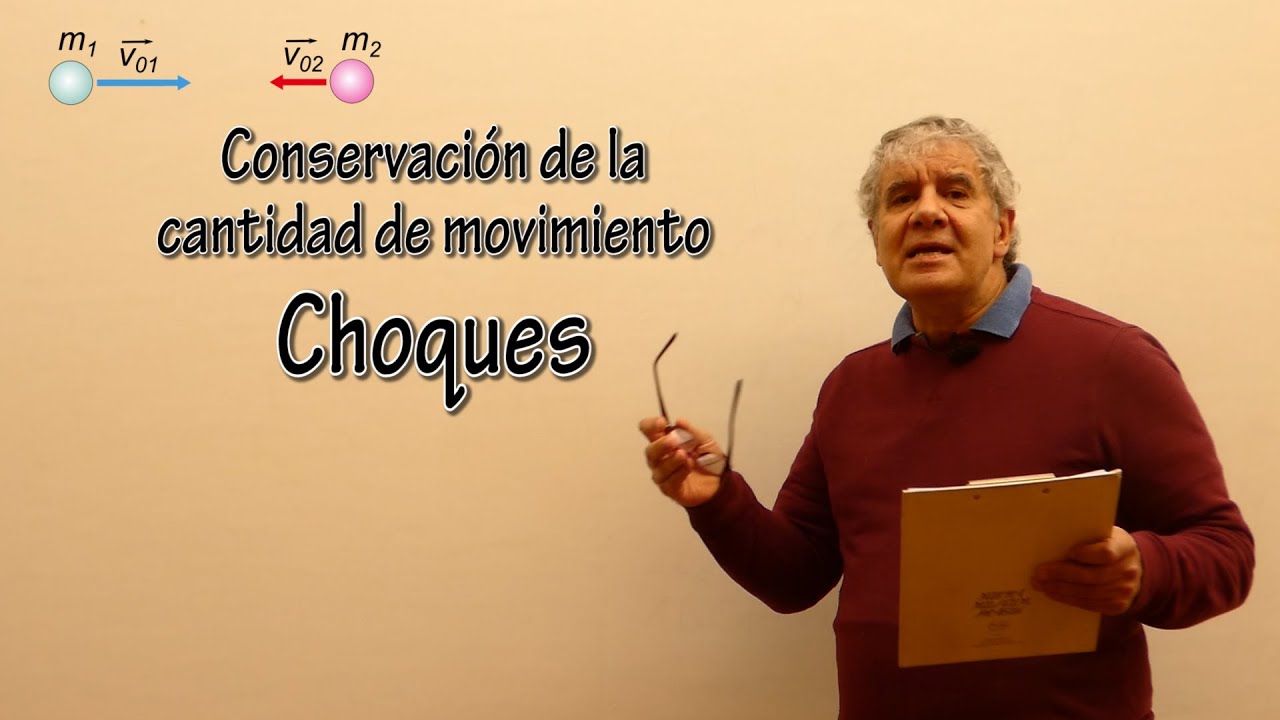 Choques, Conservación de la cantidad de movimiento