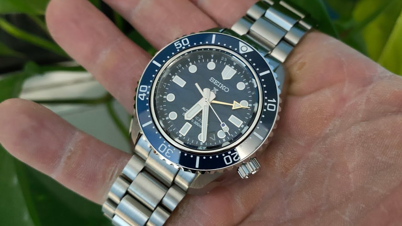 Часы Seiko SPB509J1 'Blue Wave' GMT Diver. Лимитированная серия, посвященная 60-летию компании.