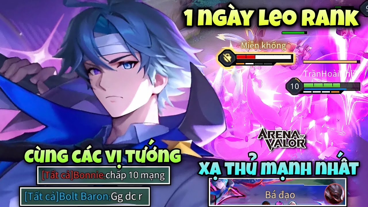 1 Ngày Leo Rank Chiến Tướng Cùng 5 Vị Tướng Xạ Thủ Mạnh Nhất Mùa Hiện Tại Sẽ Như Thế Nào !!!