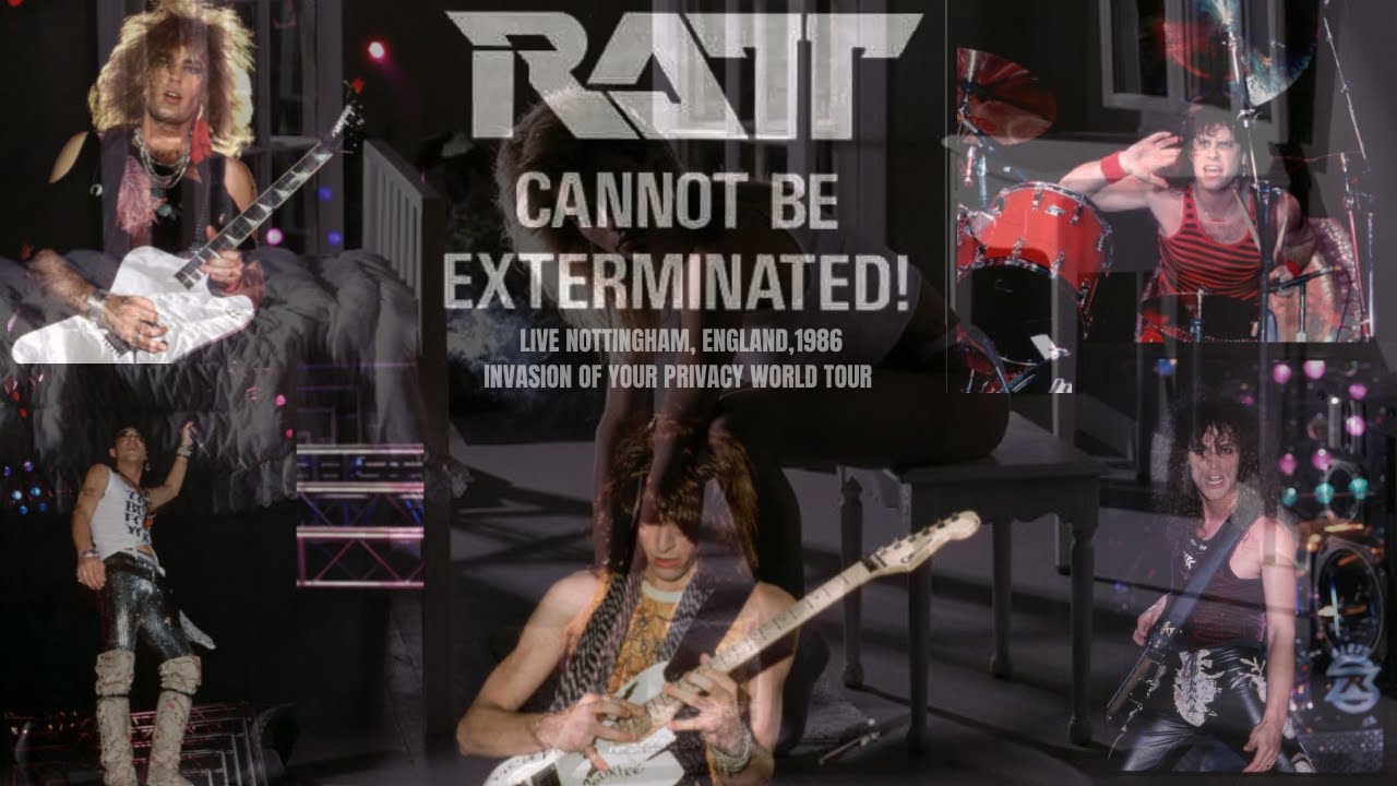 RATT Live Nottingham, England February 22nd 1986 Invasion Of Your Privacy Tour, Full Concert
