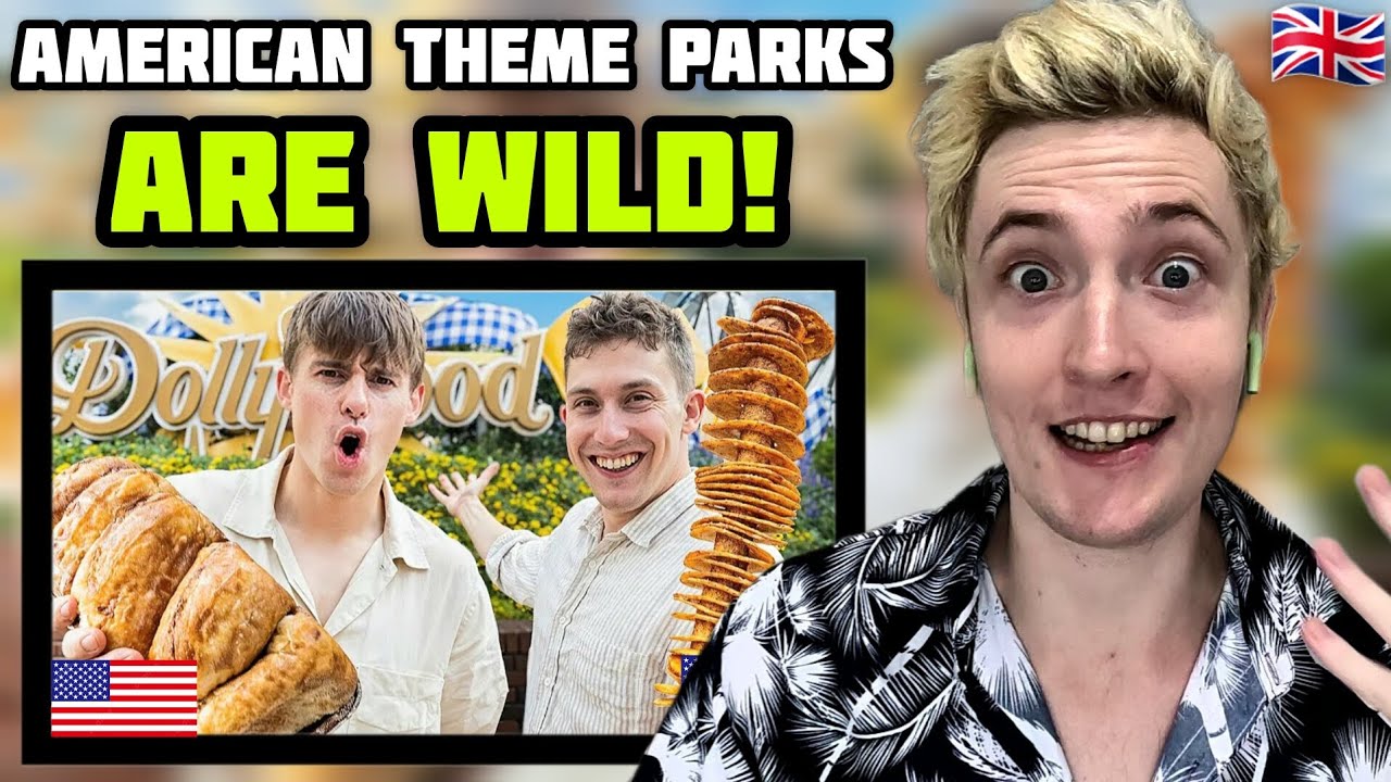 Brits First Time at an AMERICAN Theme Park (Dollywood) *This is INSANE*