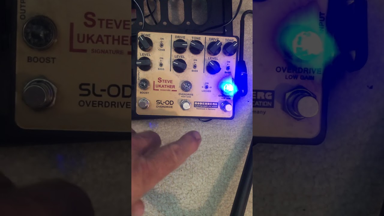 Rodenberg SL-OD Overdrive Pedal - Steve Lukather #guitar #guitarpedals #overdrive