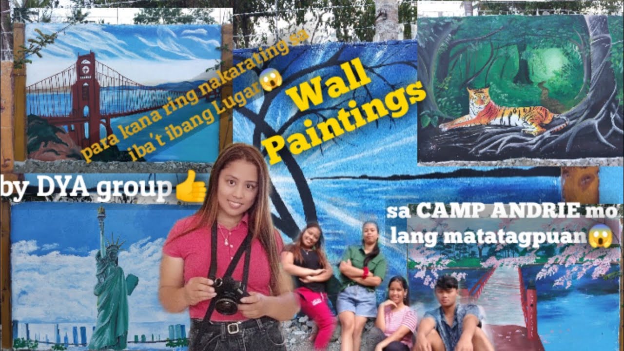 Mga kakaibang Wall paintings na matatagpuan sa Camp Andrie Agritourism Park | by DYA group