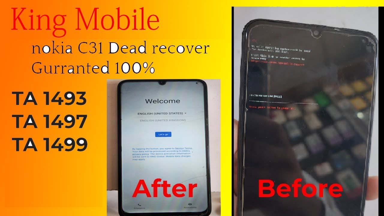 Nokia C31 Tested via AMT & Pandora 100% Fixed Dead Boot Firmware KingMobile File Is Free In Des...