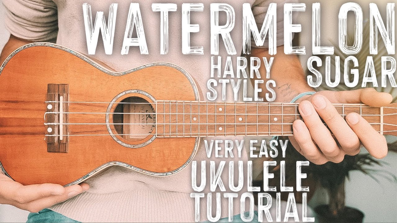 Watermelon Sugar Harry Styles Ukulele Tutorial // Watermelon Sugar Ukulele // Ukulele Lesson #812