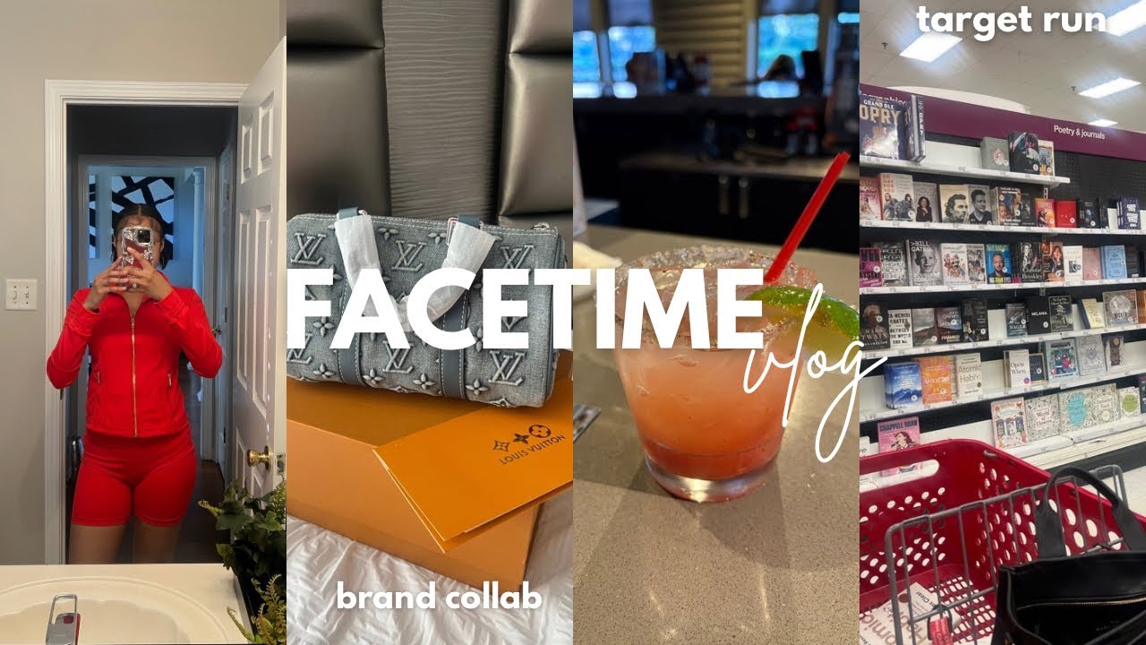 FACETIME VLOG ꨄ︎ | date night, running errands , brand collabs + more ! 