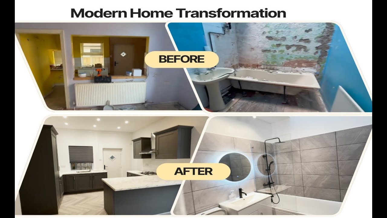 From Outdated to Outstanding: UK Full Home Renovation | Kitchen Remodeling | Bathroom Remodeling