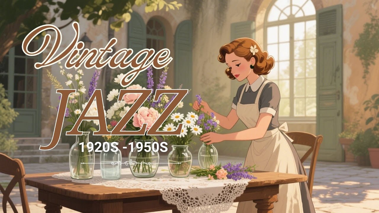 Peaceful Garden Jazz ☀️ Vintage 1920s  Relaxing Old Jazz Collection