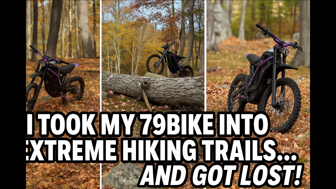 This Was NOT Meant for Bikes… 79Bike Lost on Hiking Trails!