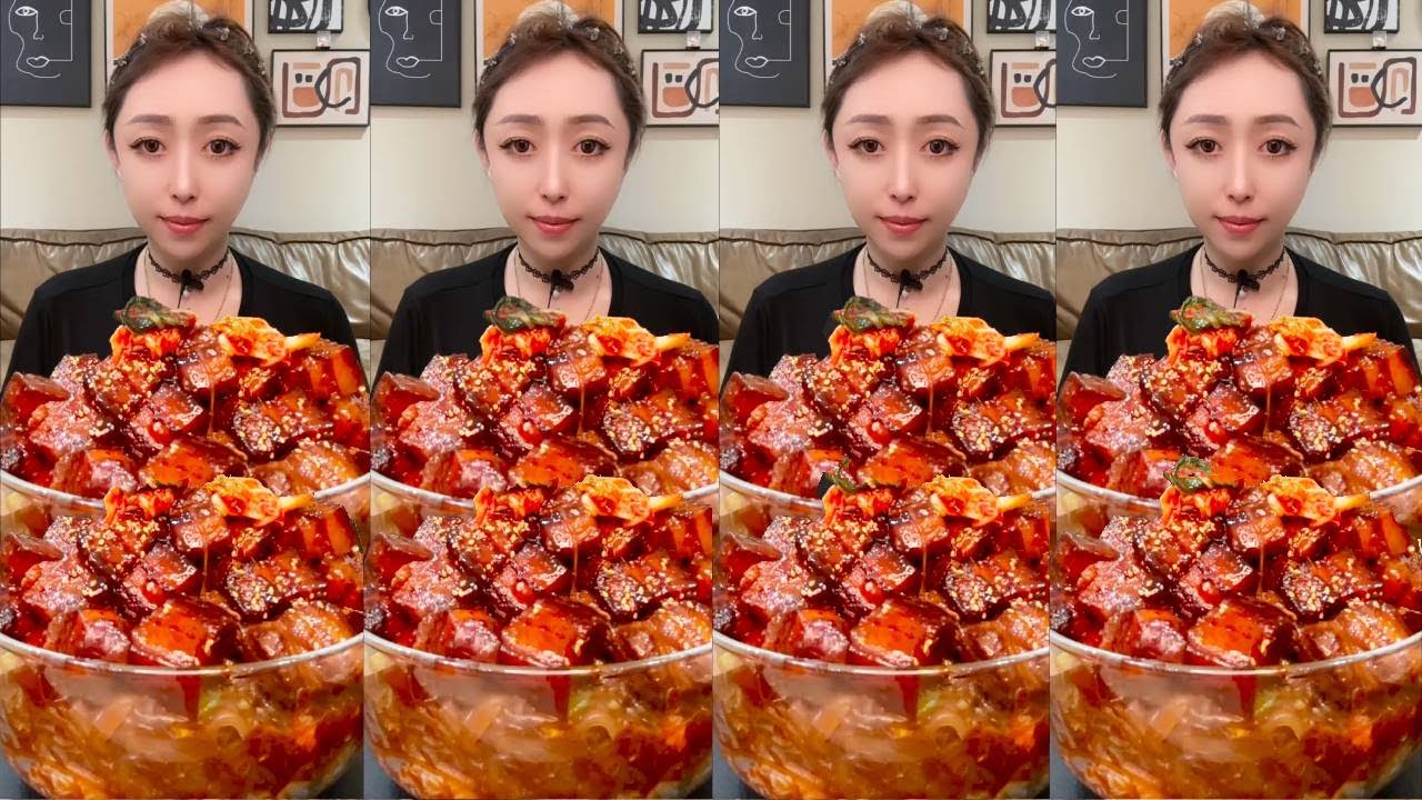😱🥩Giant & Spicy Food Platter &ndash; A Flavor Explosion in One Video! | Mukbang for True Foodies!🔥