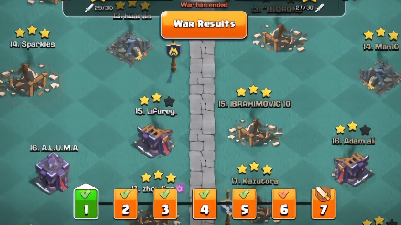 CWL MARET HARI 1-4 #clashofclans#warcwl#fyp