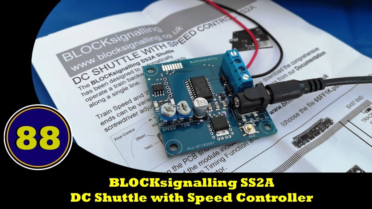 Model Railway Shuttle System - BLOCKsignalling - SS2A DC Shuttle System with Speed Controller