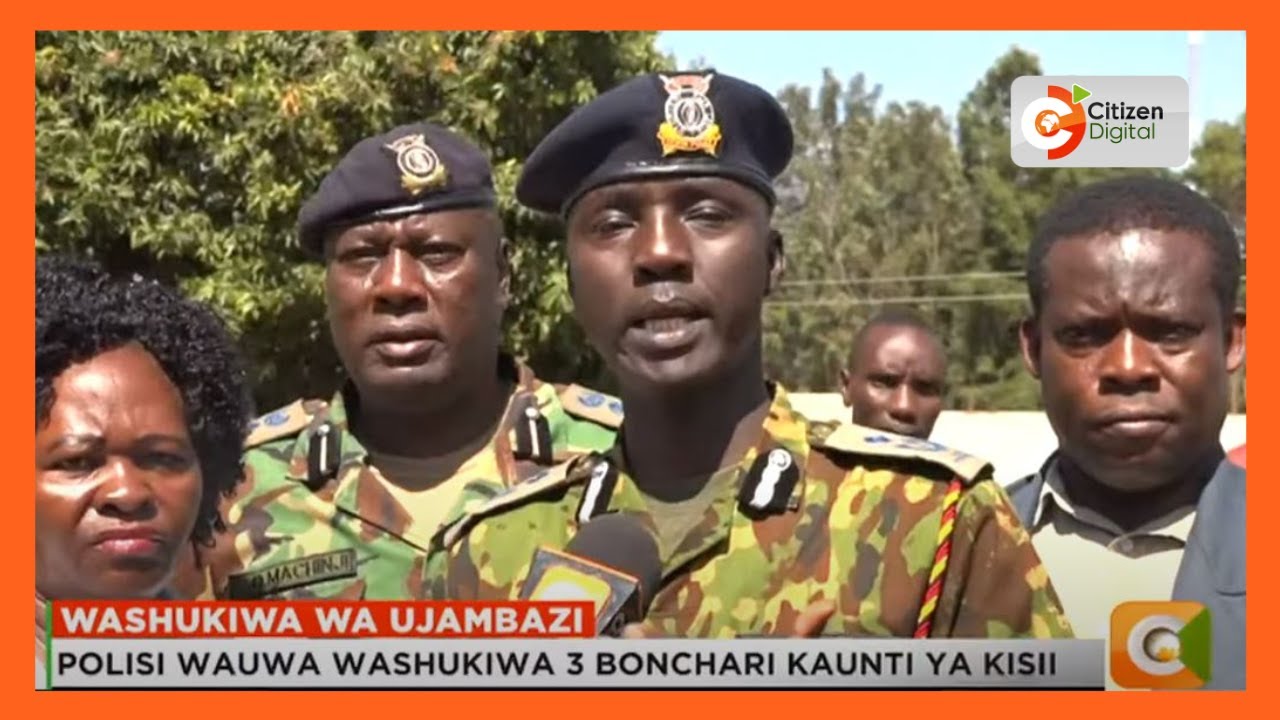 Majambazi watatu wauawa kwa kupigwa risasi na maafisa wa polisi Kisii