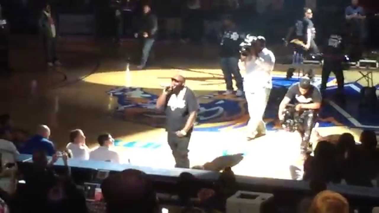 rick ross singing elvis presley blvd, i think, who can tell tho?