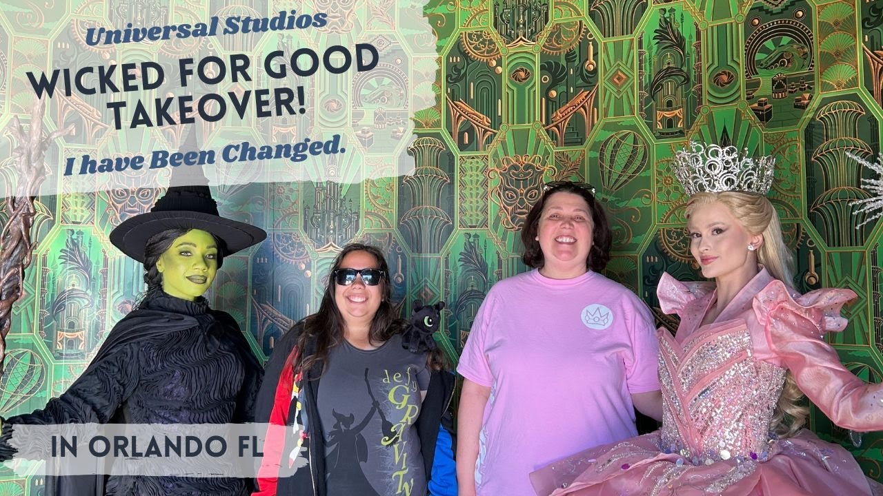 Wicked For Good Takeover At Universal Studios