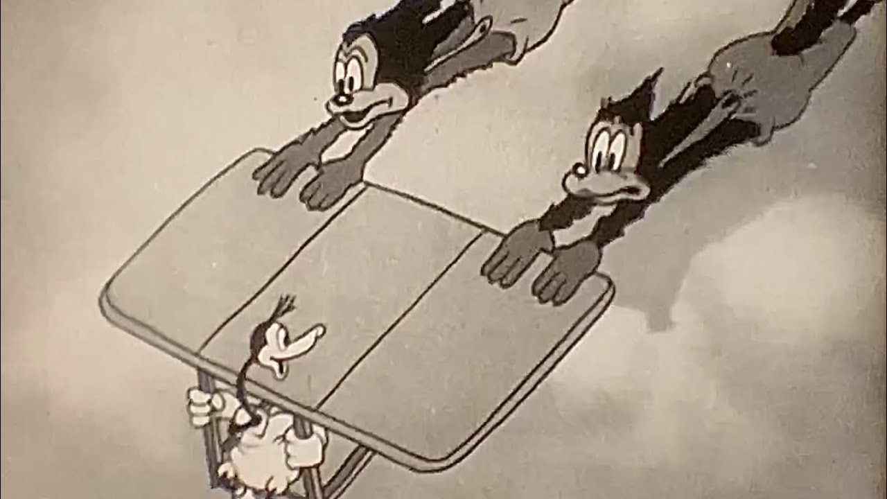 16mm cartoon ‘THE GOOSE FLIES HIGH’ 1938  Terrytoon