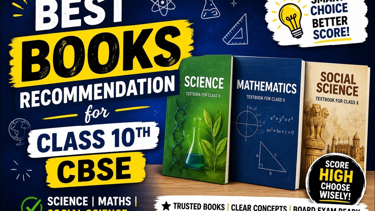 Class 10 CBSE Book Recommendation 2026 | Score 95%+ in Boards