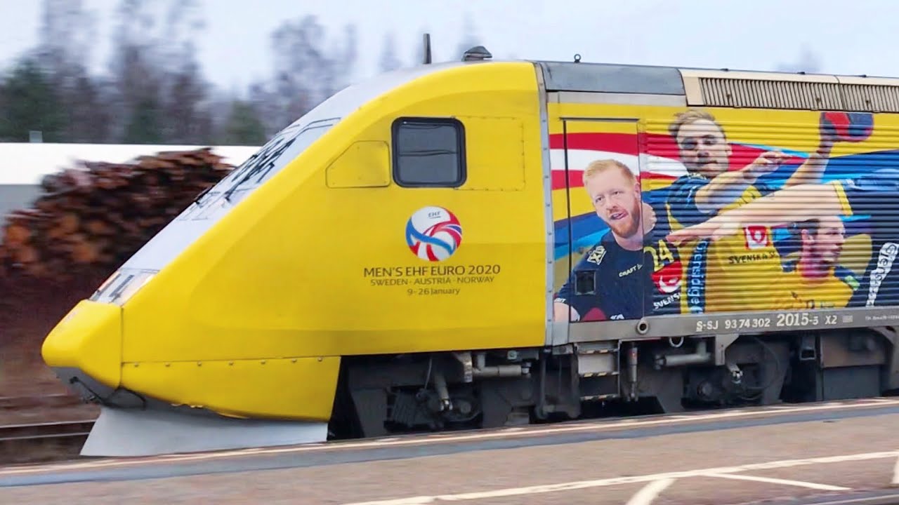 Tåg på Laxå Station