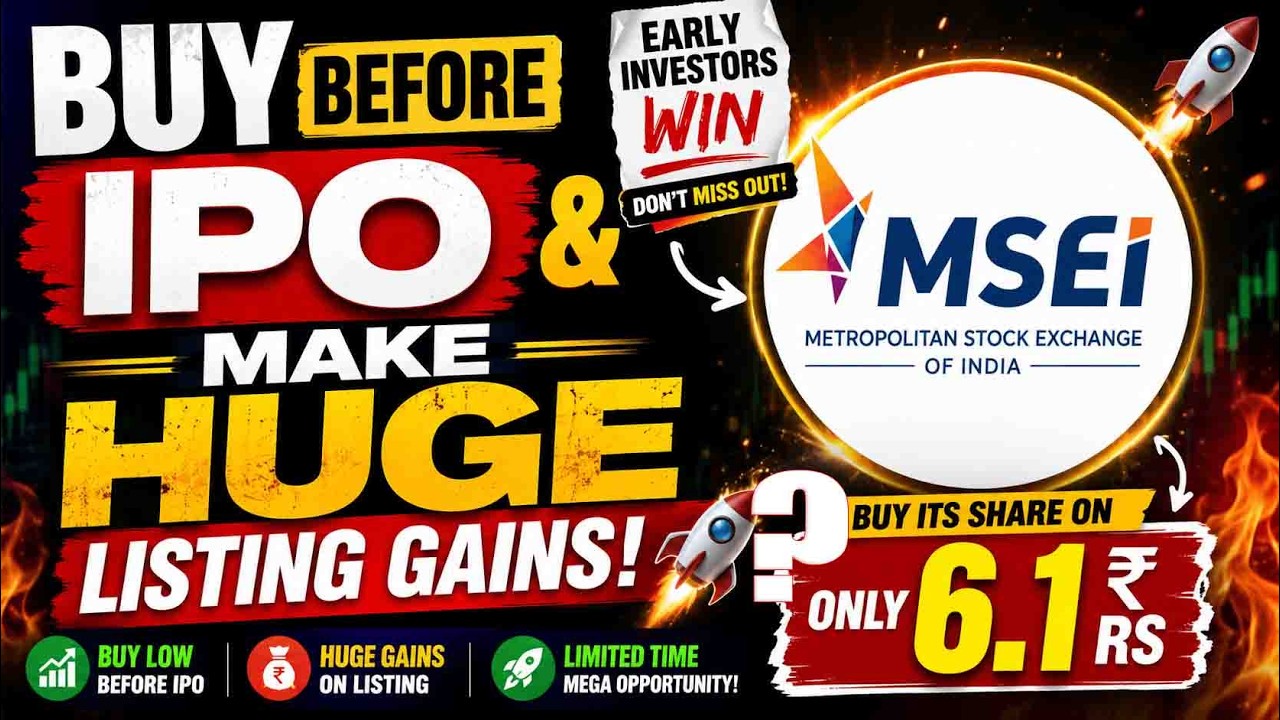 Buy Before IPO & Make HUGE Listing Gains! 🚀 || How to buy MSEI share from Unlisted Market?