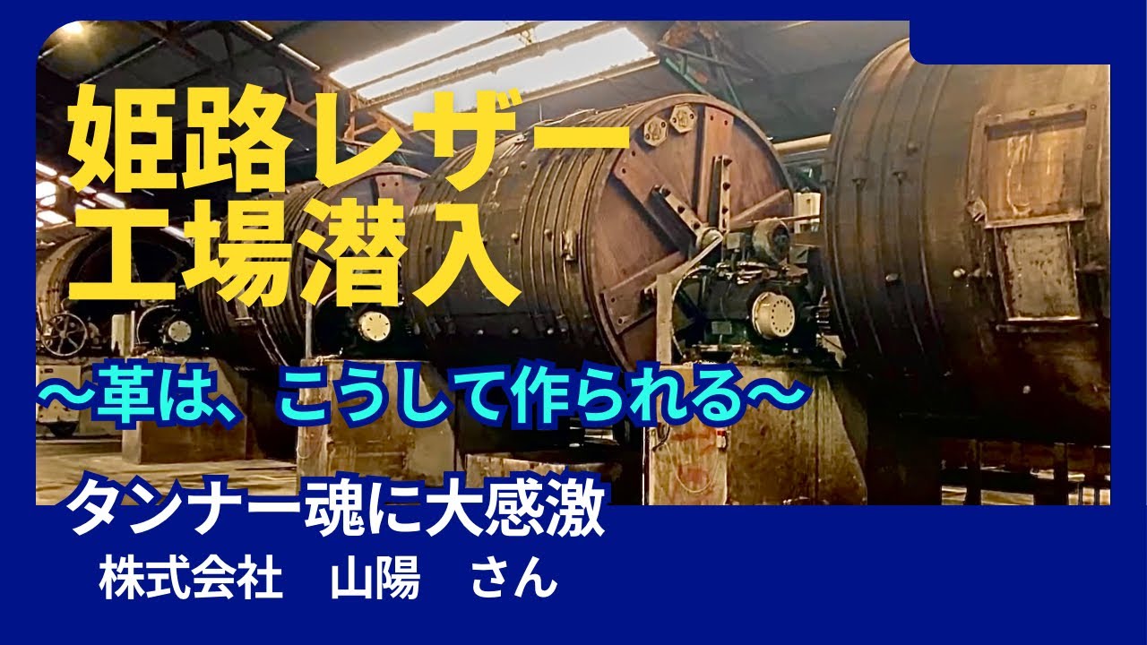 必見❗️ #姫路レザー　感動の工場見学　#工場見学  #タンナー