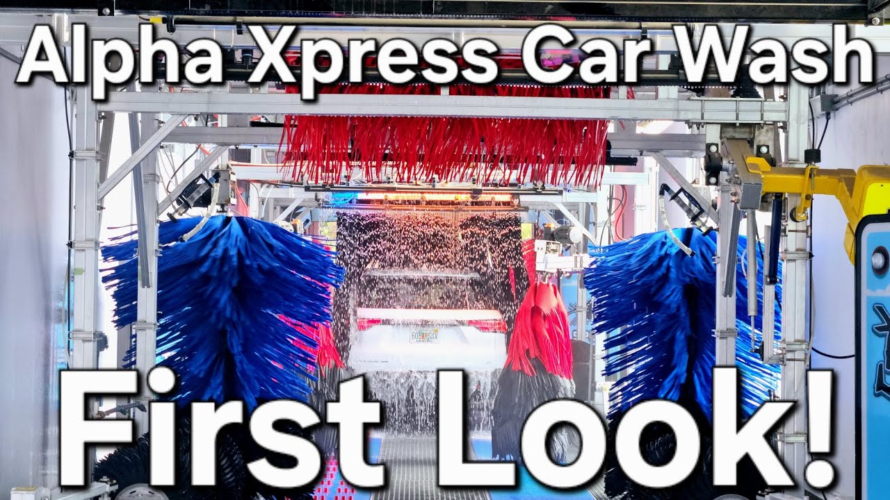 Alpha Xpress Car Wash - BRAND NEW Sonny's Tunnel *First Look!*