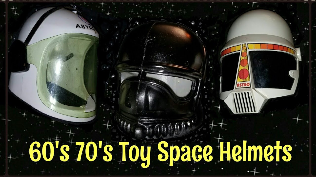 1960's 1970's Toy Space Helmets