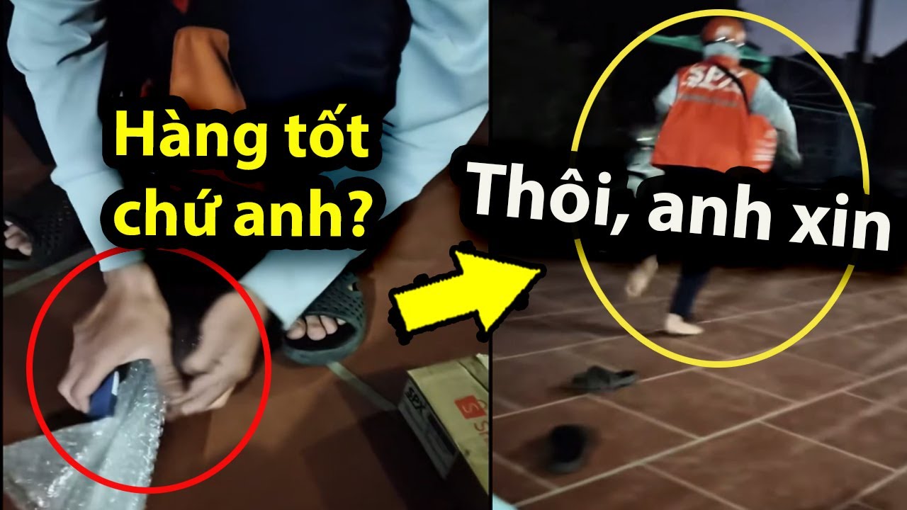 Hài hước, chị khách chán chồng và anh shipper may mắn | Thomas Edi Long