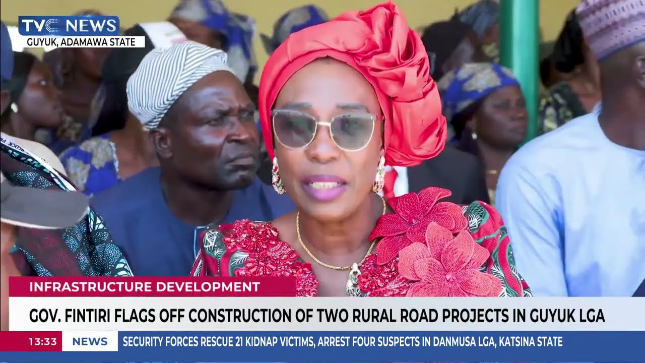 Gov Fintiri Flags Off Construction Of Two Rural Road Projects In Guyuk LGA
