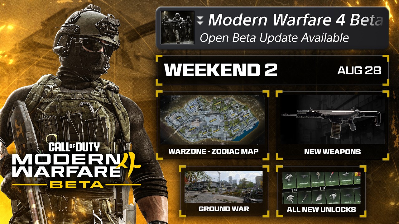 MW4 BETA: Дорожная карта обновления 2-х выходных&hellip; (Геймплей НОВЫХ карт и оружия)