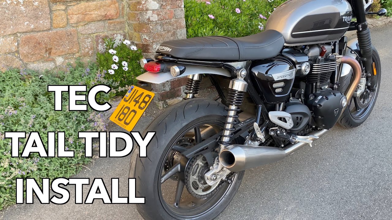 I install the TEC Tail Tidy on my Triumph Speed Twin