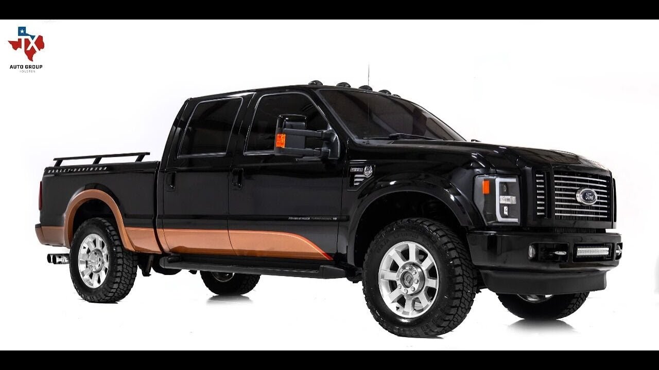 2008 Ford F250 Super Duty Crew Cab Harley Davidson 4X4 - 6.4L Power Stroke Turbo Diesel - For Sale