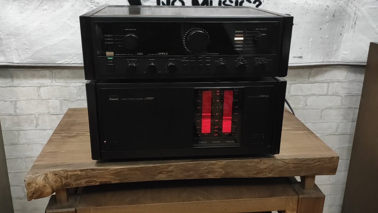 Sansui b-2301 + Sansui c-2301 Vintage  Что под крышкой