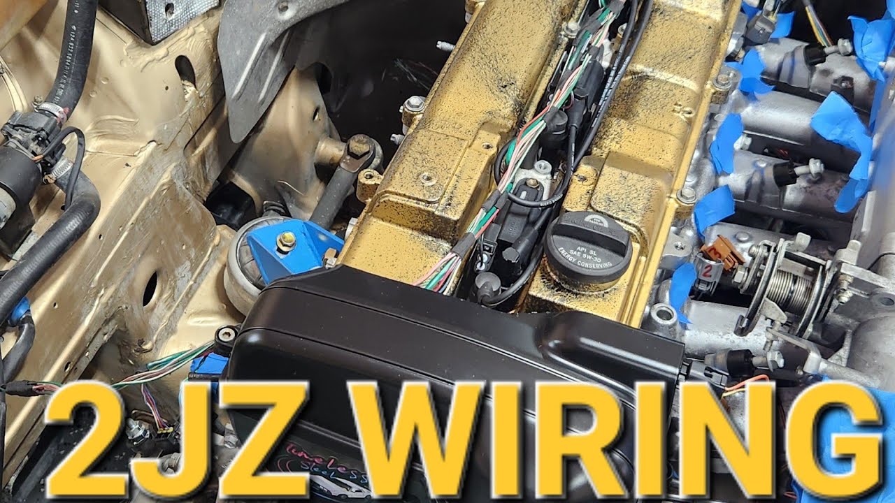 How to Build a Budget 2JZ Swap Part 7: 2JZ GTE Stock ECU wiring